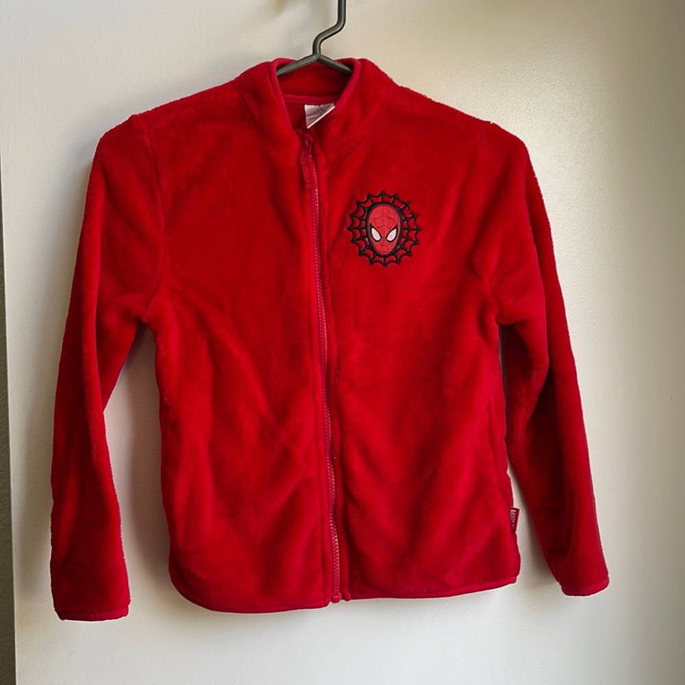Disney Store Fleece Spider-Man Zip up